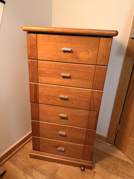 Camiseiro 6 Gavetas Cor cerejeira