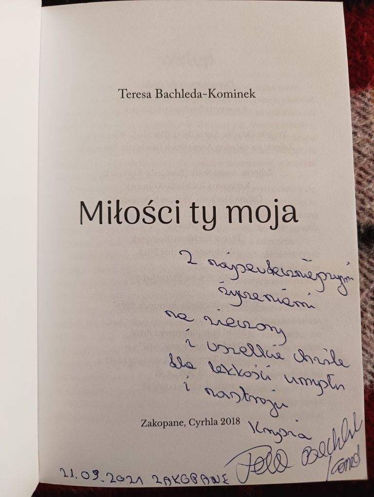 Miłości ty moja Bachleda-Kominek