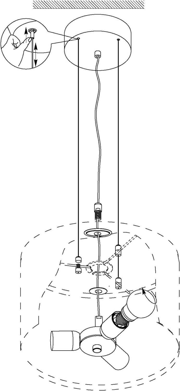 EGLO lampa wisząca Maserlo 31608 E27 piękna