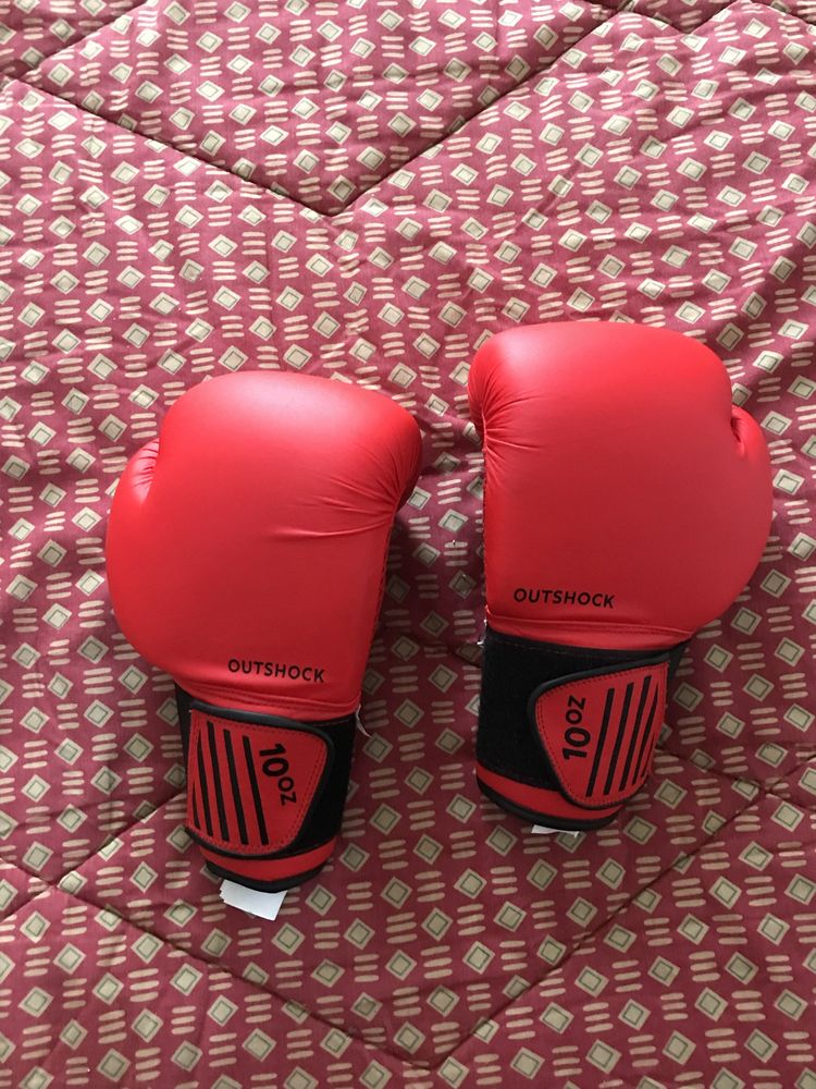 Kit saco de boxe e luva
