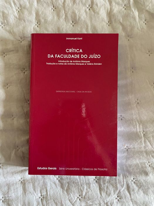 Crítica da Faculdade do Juízo - Emmanuel Kant