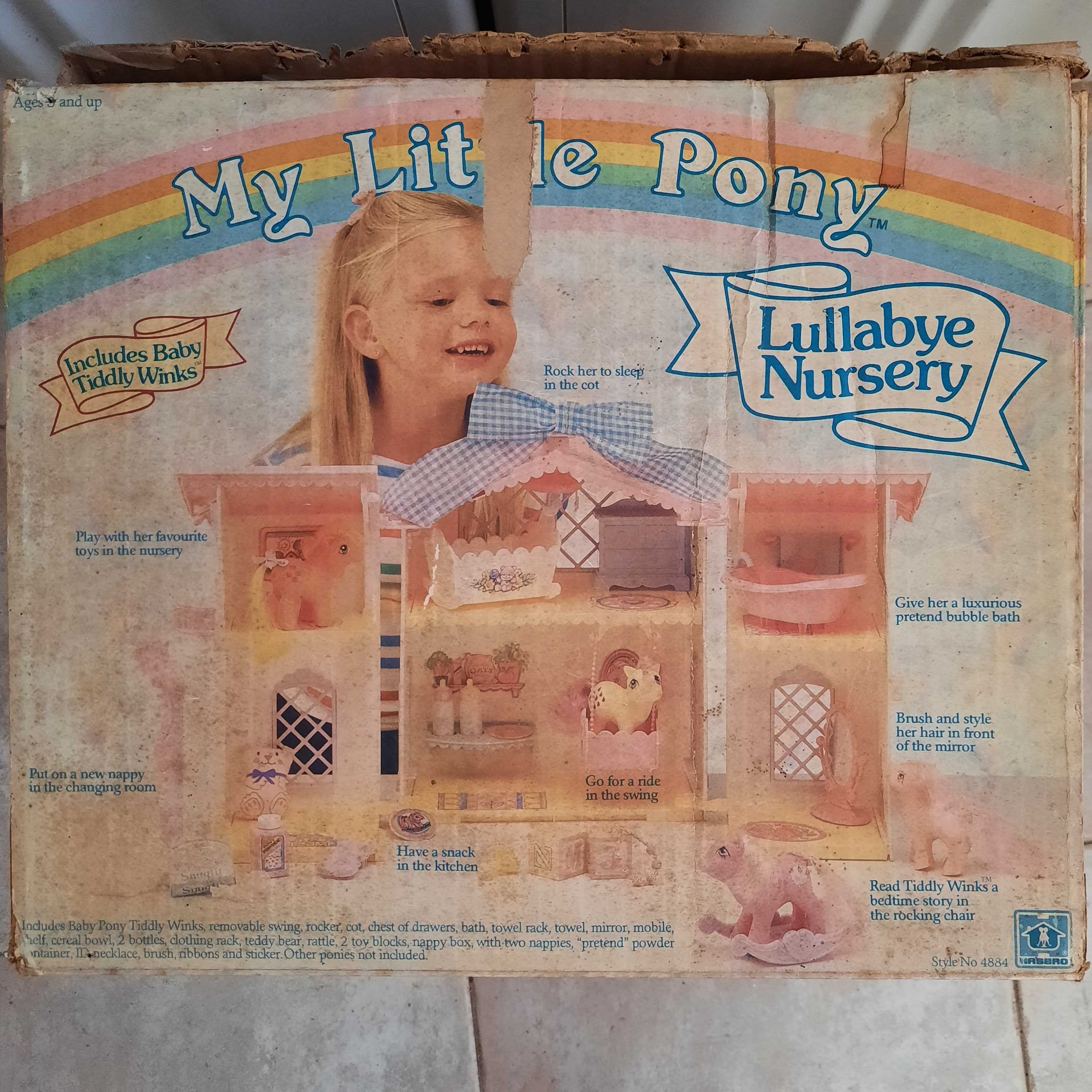 Brinquedo infantil Creche My litlle Pony (anos 80-raro)