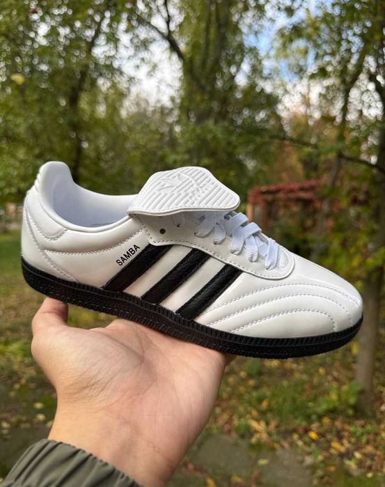 ОРИГІНАЛ! Adidas Samba LT 'Cloud White Core Black' 38.5 39 | JI2706