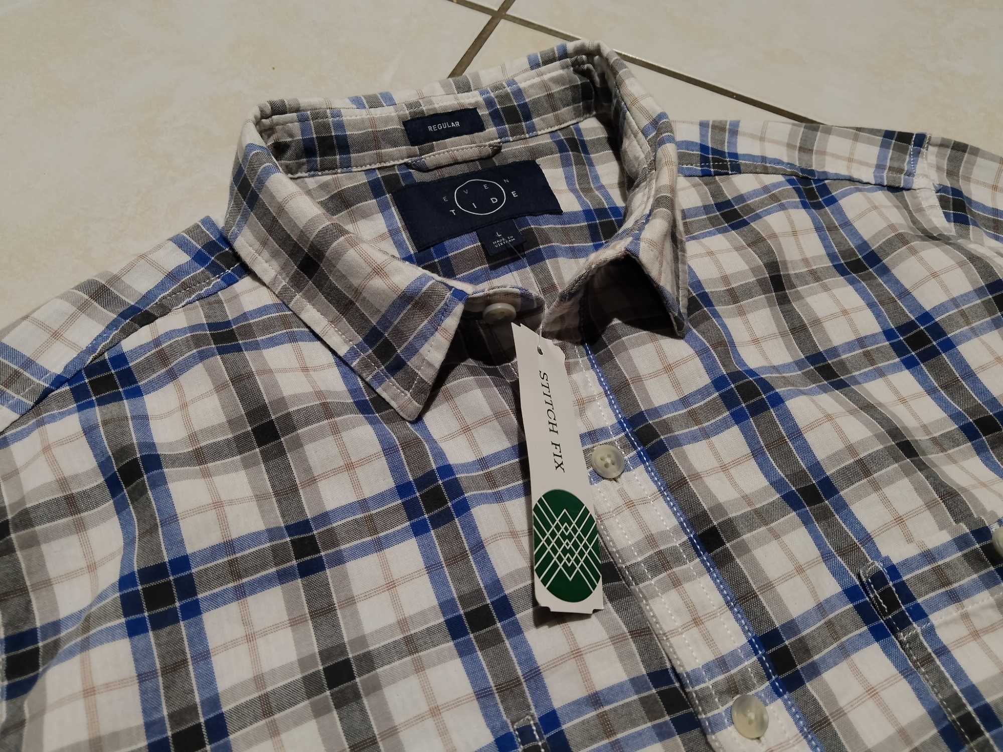 EVEN TIDE USA - NOWA! z Metkami Koszula Męska rozmiar XL