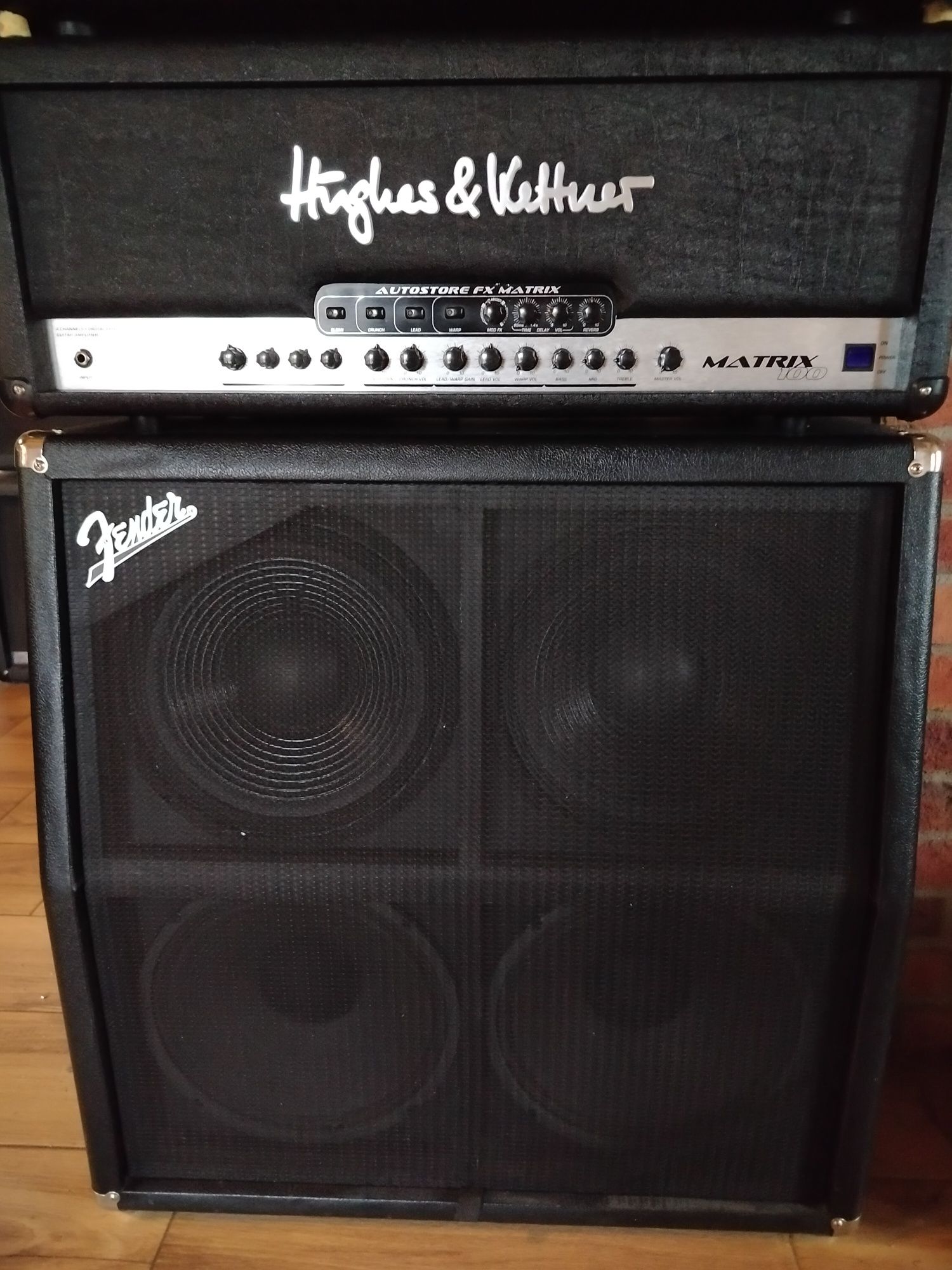 Wzmacniacz hughes&Kettner + kolumna Fender