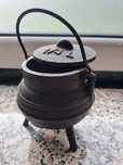 Panela de ferro fundido antiga 1/4 Litro - NOVA!