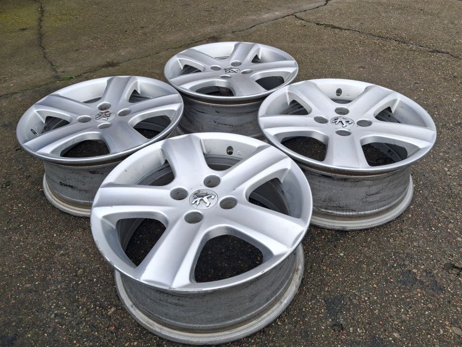 Felgi Alu Oryg PEUGEOT 206 207 Partner 208 4x108 16 Cali 6.5J