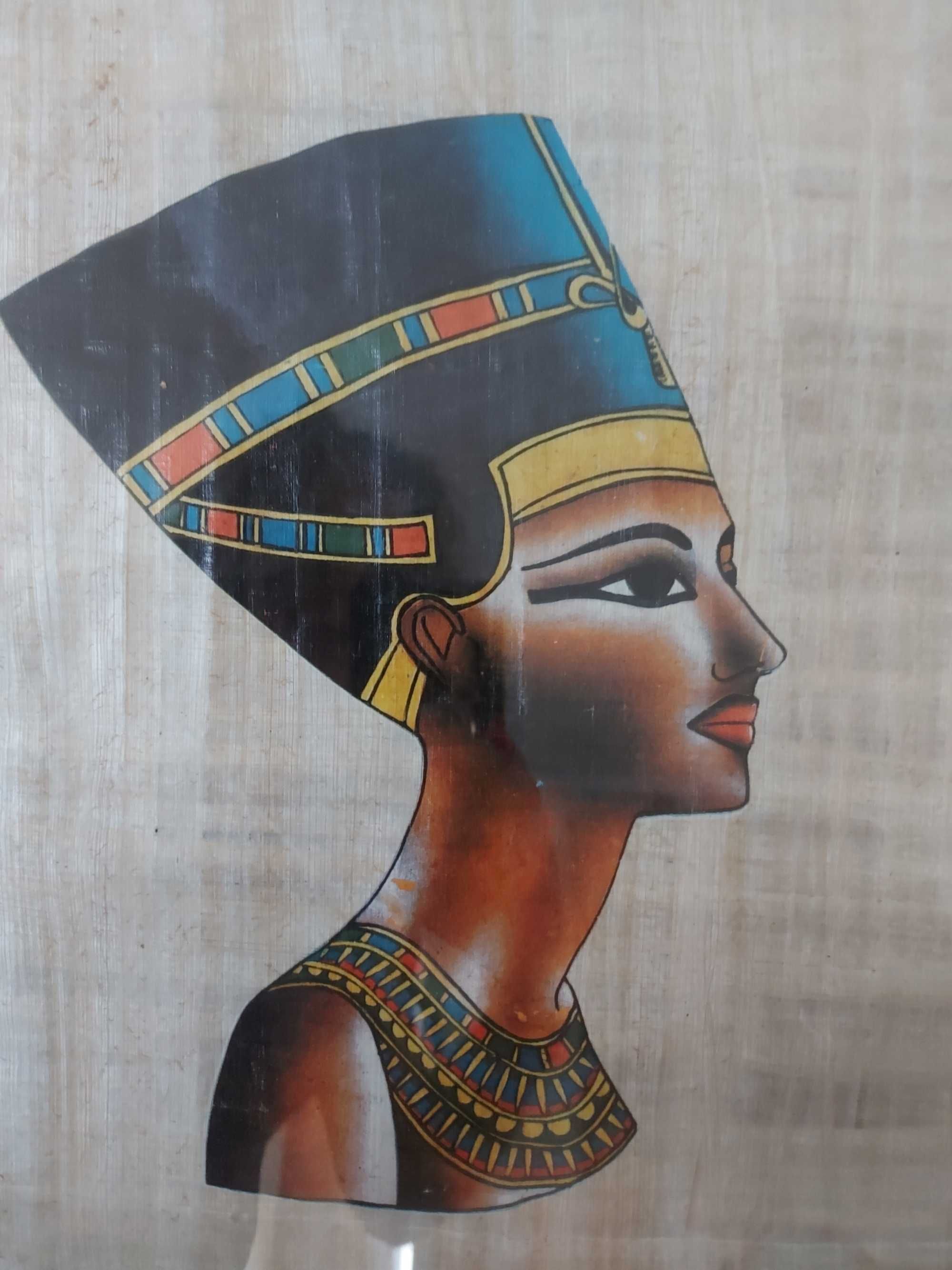 Nefertiti papirus obraz