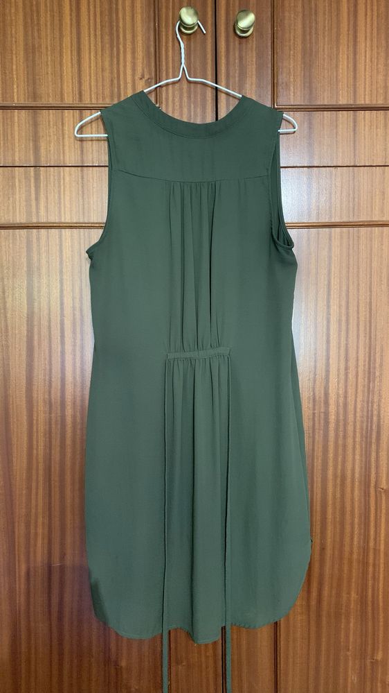 Vestido verde tropa H&M