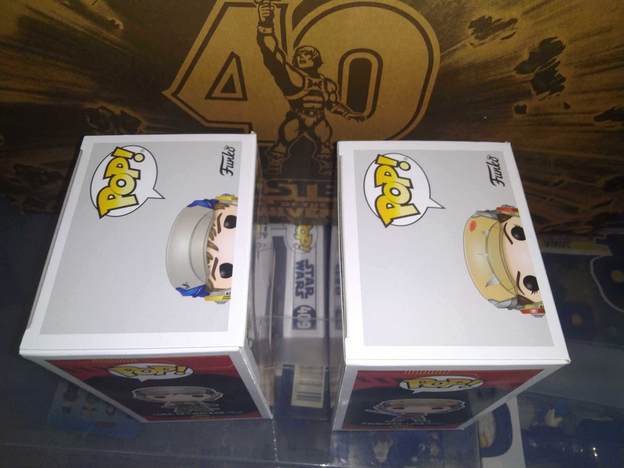 Star Wars Funko pop Luke & Leia Jedi Training 399 i 400
