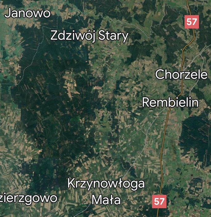 Sprzedam las 7,47 ha