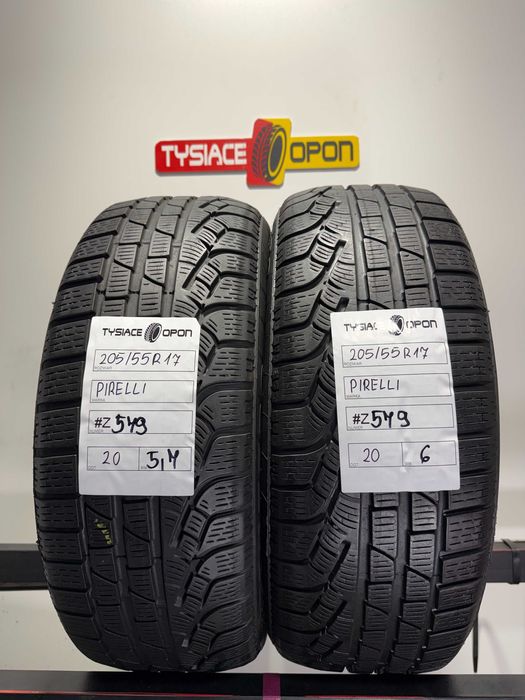 Opony Zimowe 205/55/17 Pirelli Sottozero #Z579