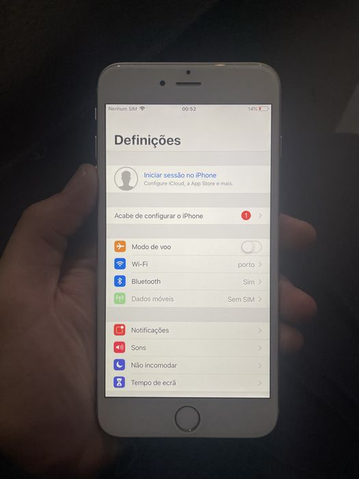 Iphone 6 Plus so funciona ligado a corrente