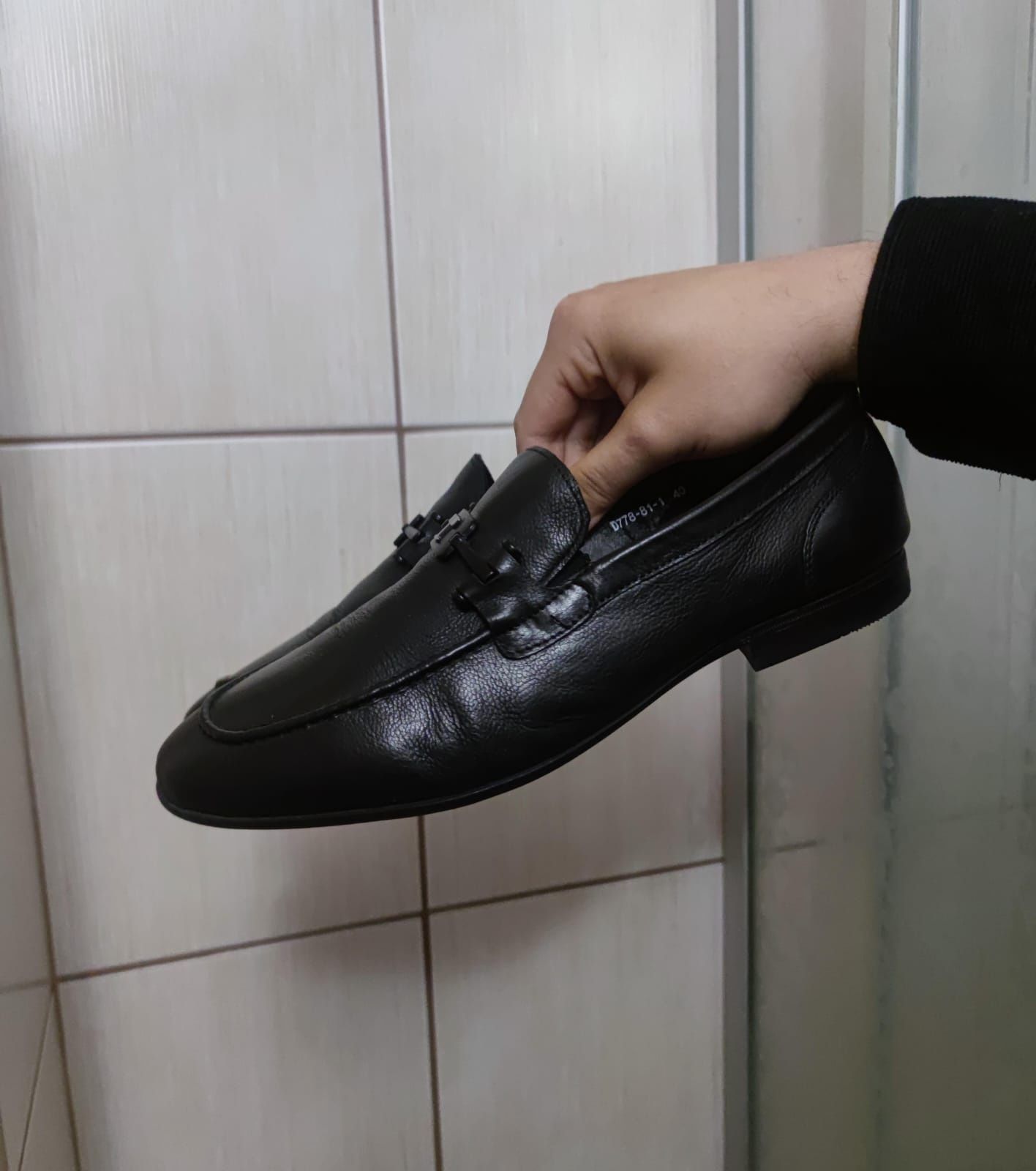 Buty obuwie 42 mokasyny John Bourane czarne włoskie letnie eleganckie