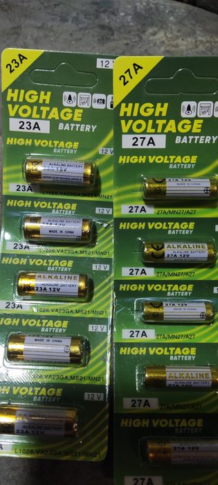 Pilhas 12v para comandos