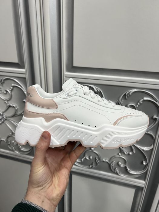 Женские кожаные кроссовки Dolce&Gabbana DG Дольче Габбана оригинал