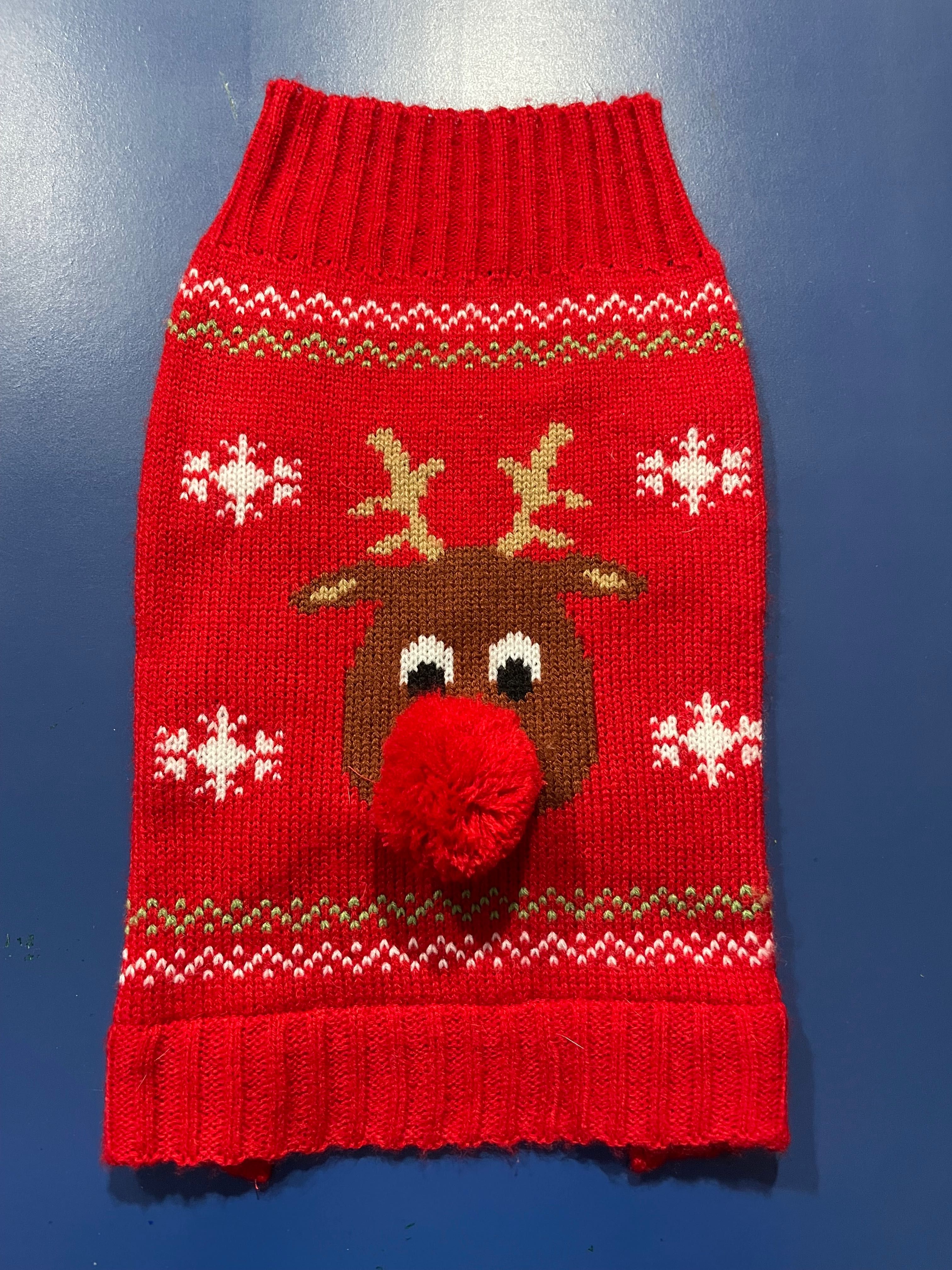 Ubranko świąteczne sweter sweterek dla psa pieska kotka
