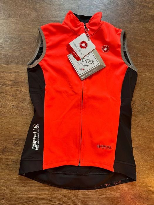 Damska kamizelka rowerowa Castelli Perfetto Gore Tex membrana