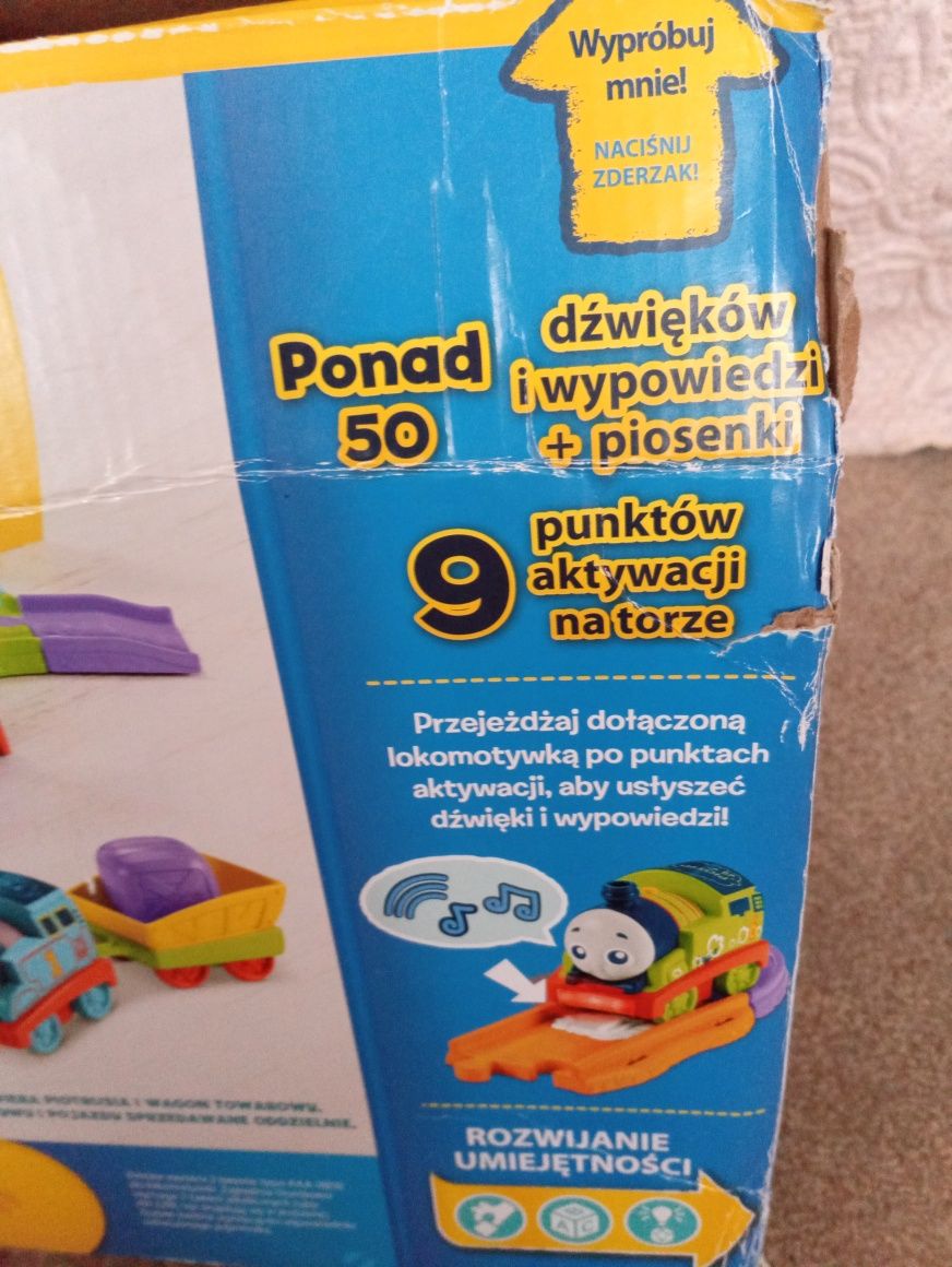 Fisher Price - Interaktywny zestaw kolejowy Tomek i przyjaciele