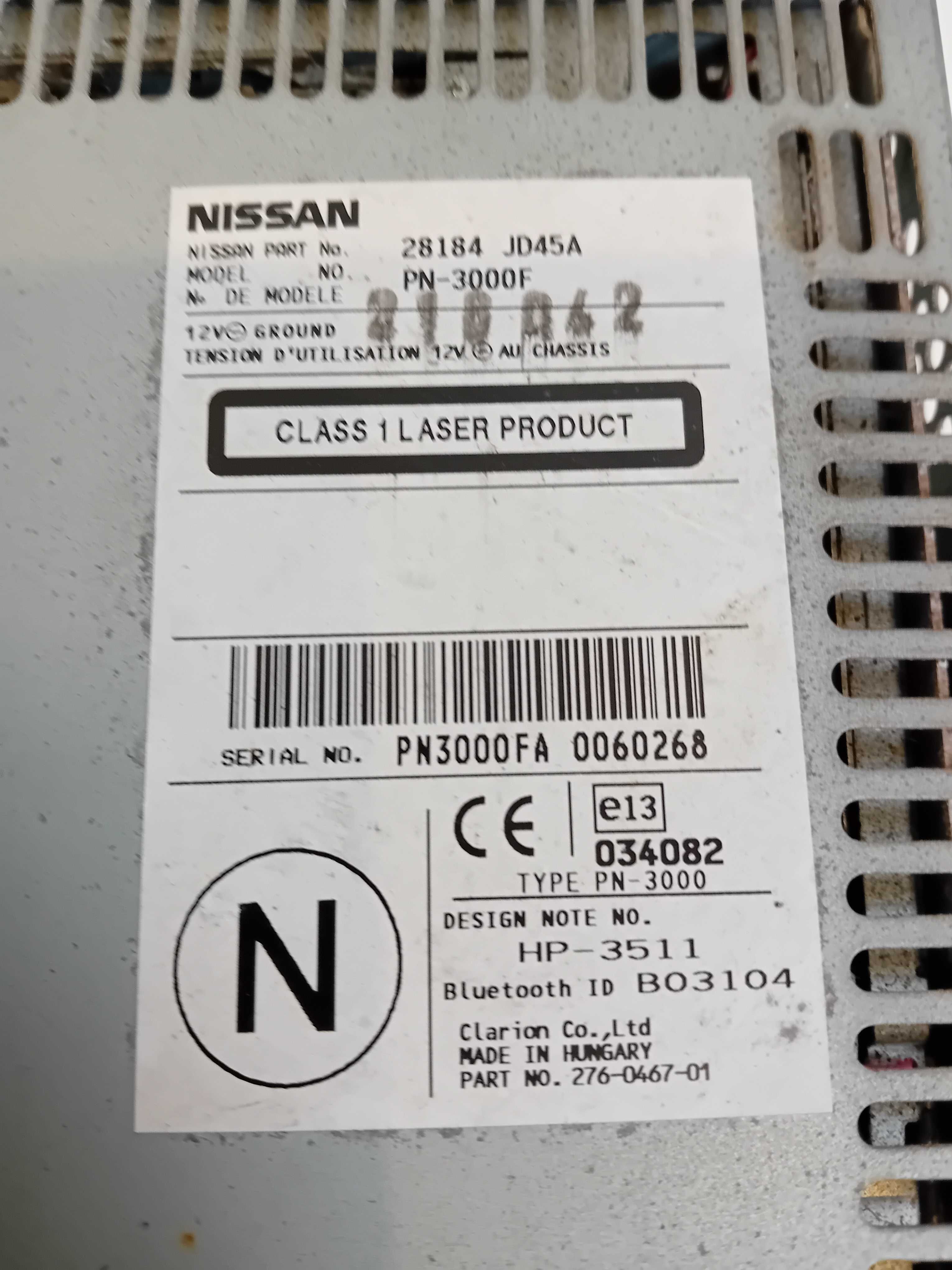 Radio Nissan Qashqai J10 07 /10 r