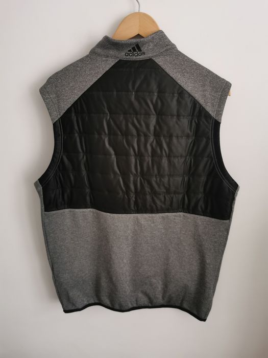 Adidas sportowa bluza kamizelka męska logowana M/L