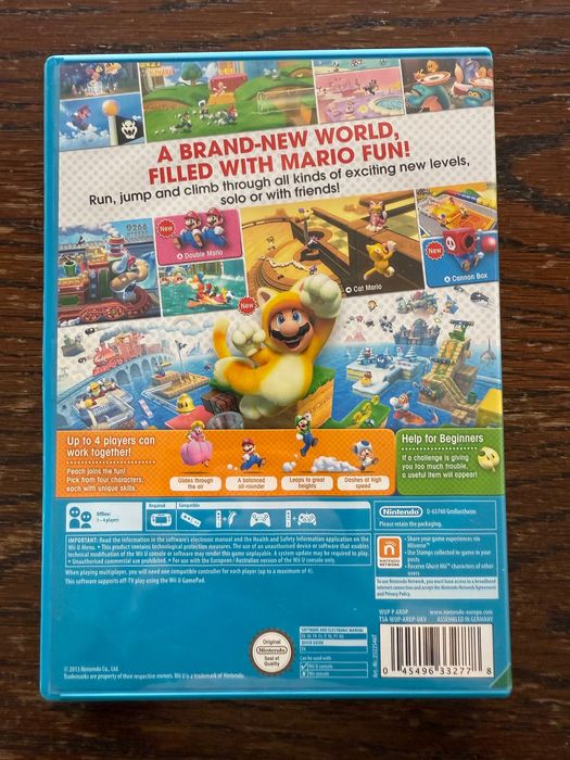Jogo Wii U - Super Mario 3D World