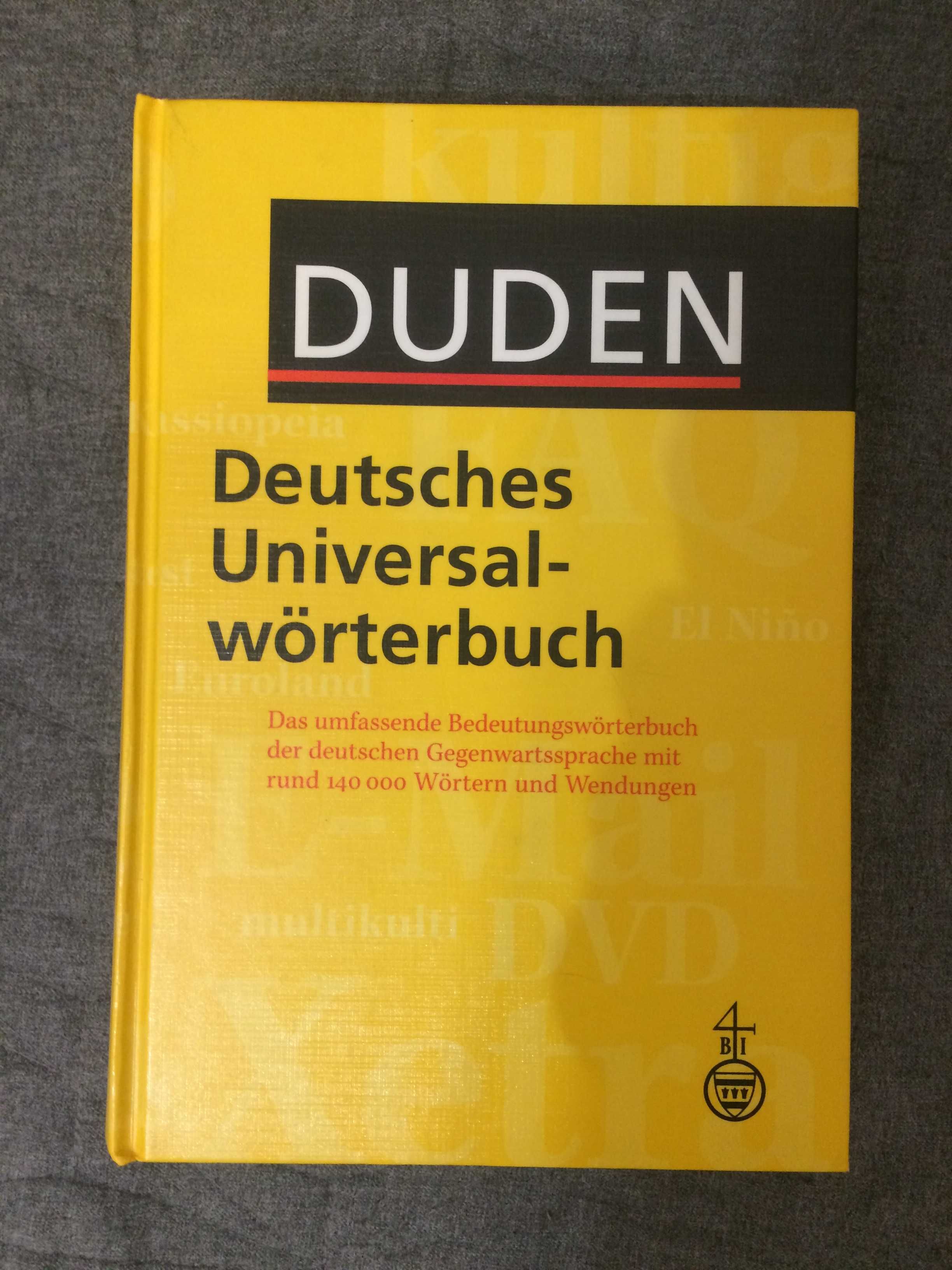 DUDEN słownik niemiecko-niemiecki, wyd. 4 stan BDB+