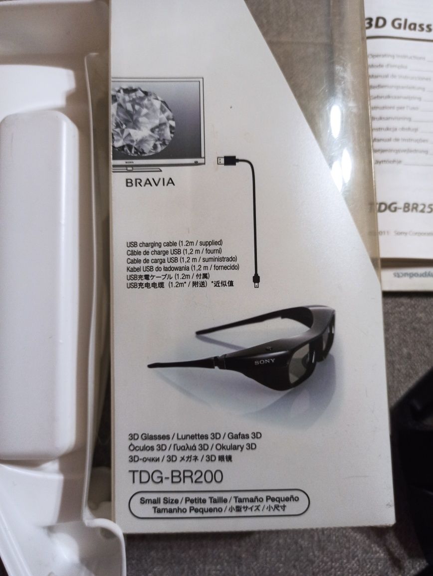 Okulary 3D Sony TDG-BR200