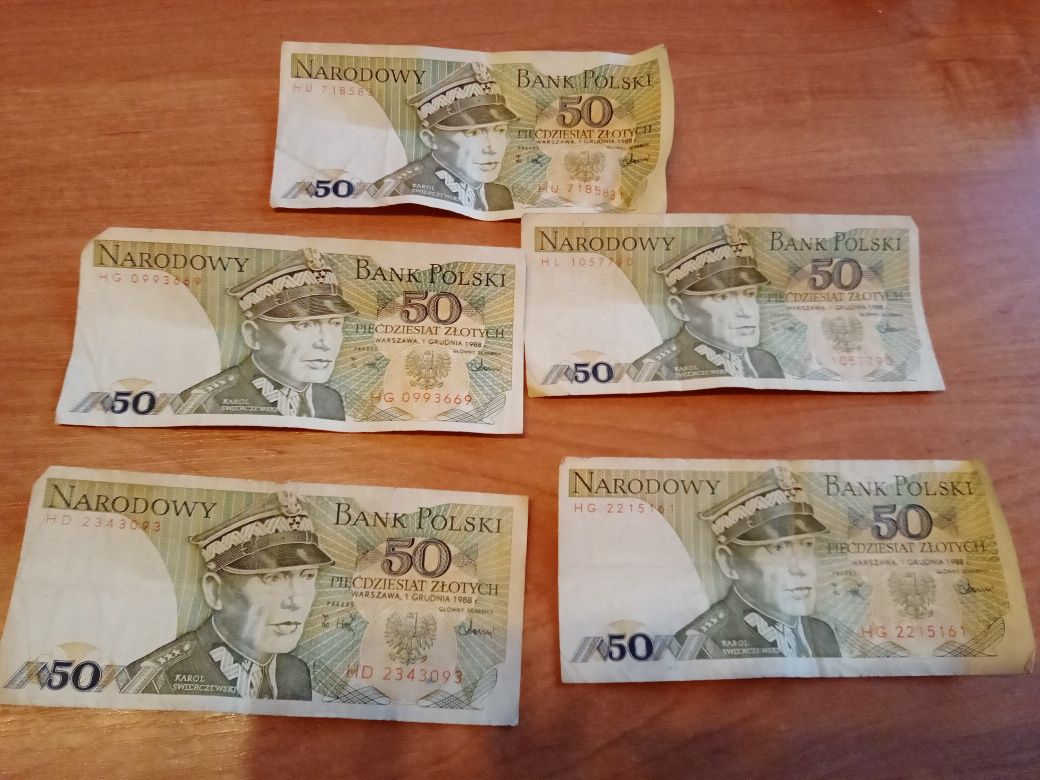 Banknoty 50 zł NBP