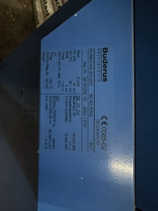 Piec gazowy BUDERS Logano G124 NOWA CENA