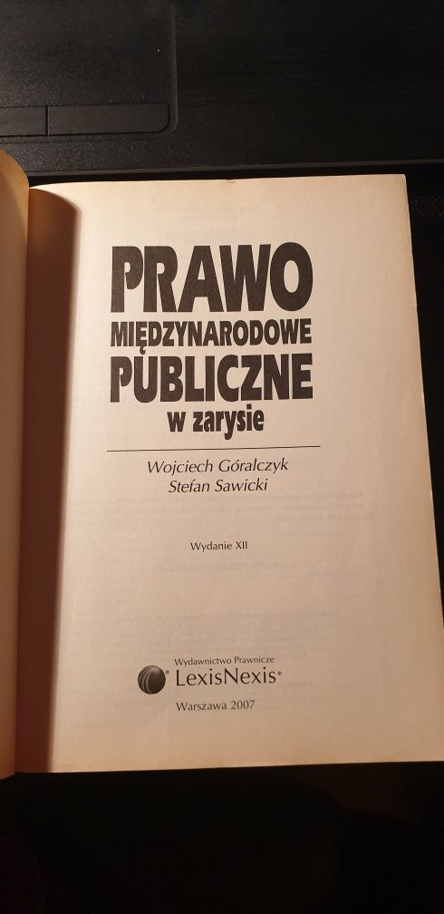 Sprzedam książkę Prawo Międzynarodowe Publiczne - Góralczyk, Sawicki