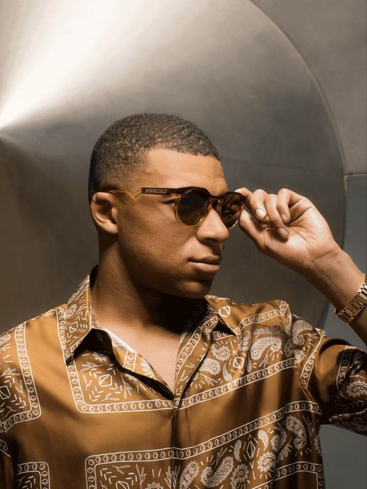 Oakley Okulary HSTN M x Kylian Mbappé Dark Amber Light Curry / Prizm