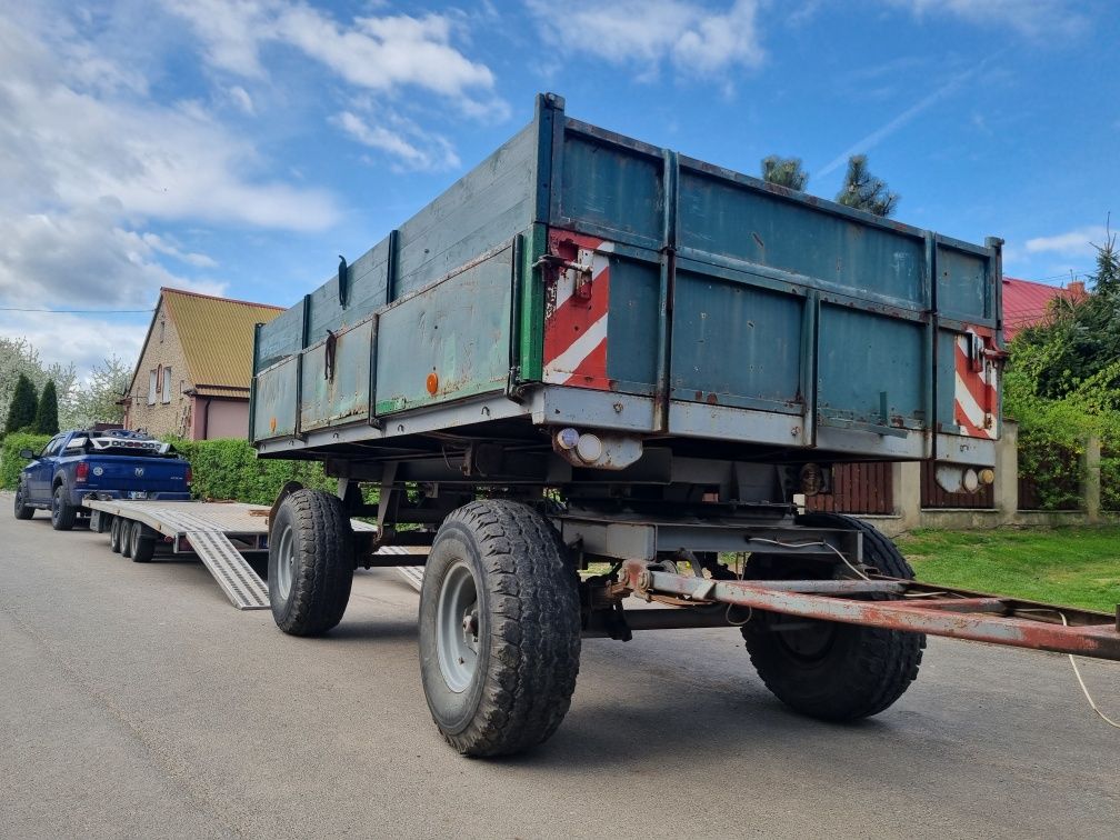 Przyczepa rolnicza czeska bss ps2 0907 Agro 7 ton Brandys panav okazja