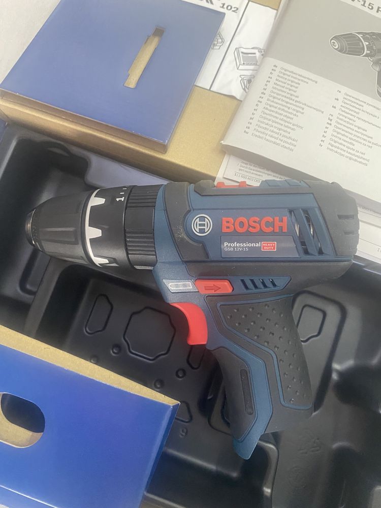 Шуруповерт ударний Bosch GSB 12V-15  пустий (  06019B6901