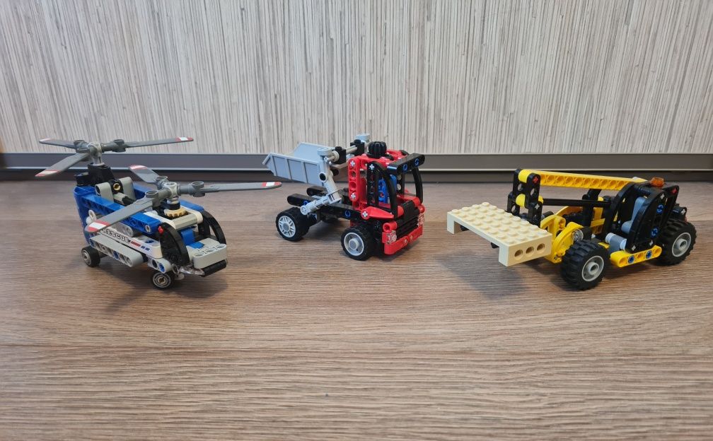 LEGO Technic 3 w 1 (8065 + 8045 + 42020) STAN IDEALNY
