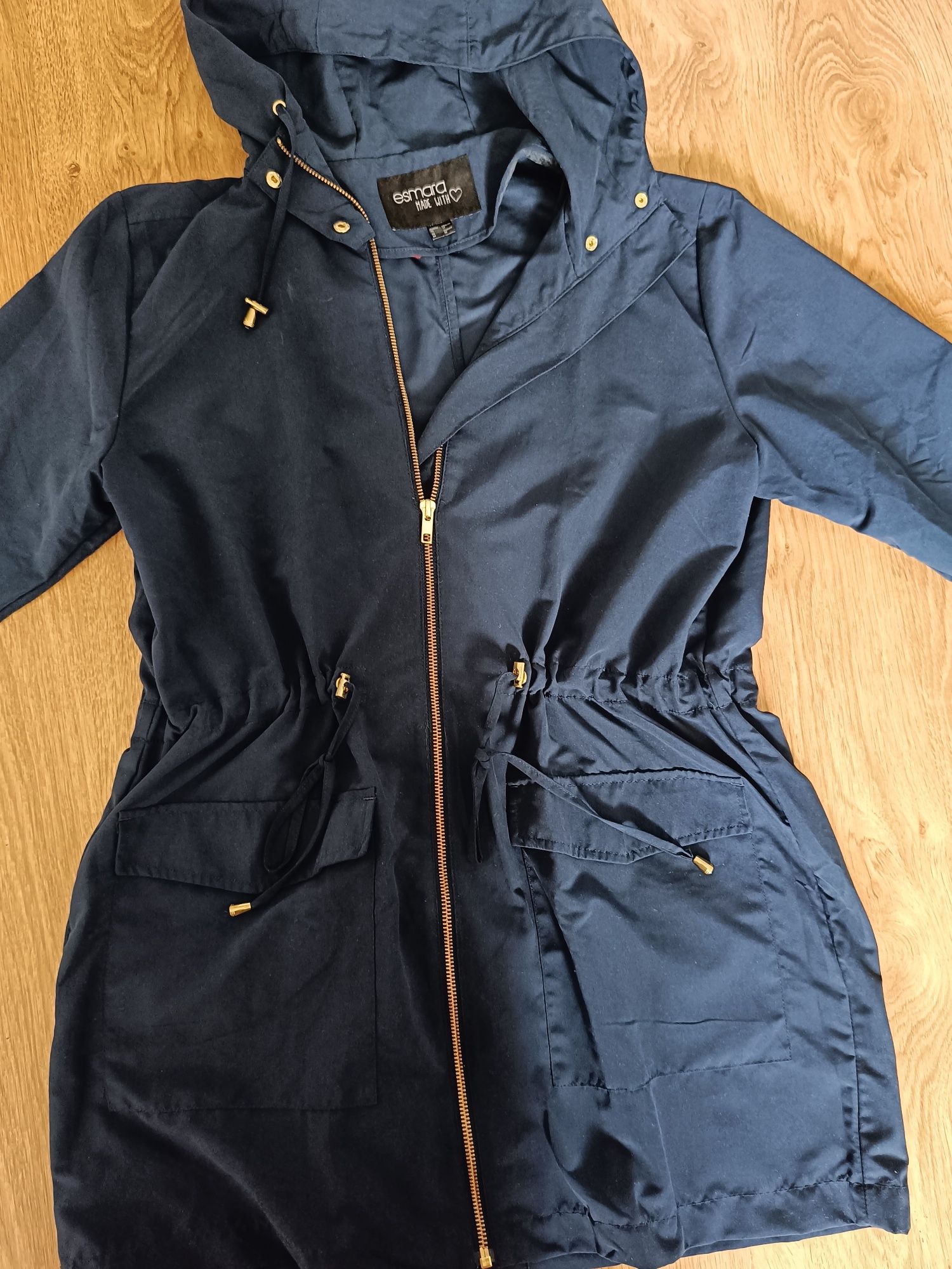 Kurtka damska wiosenna parka,stan idealny r 42
