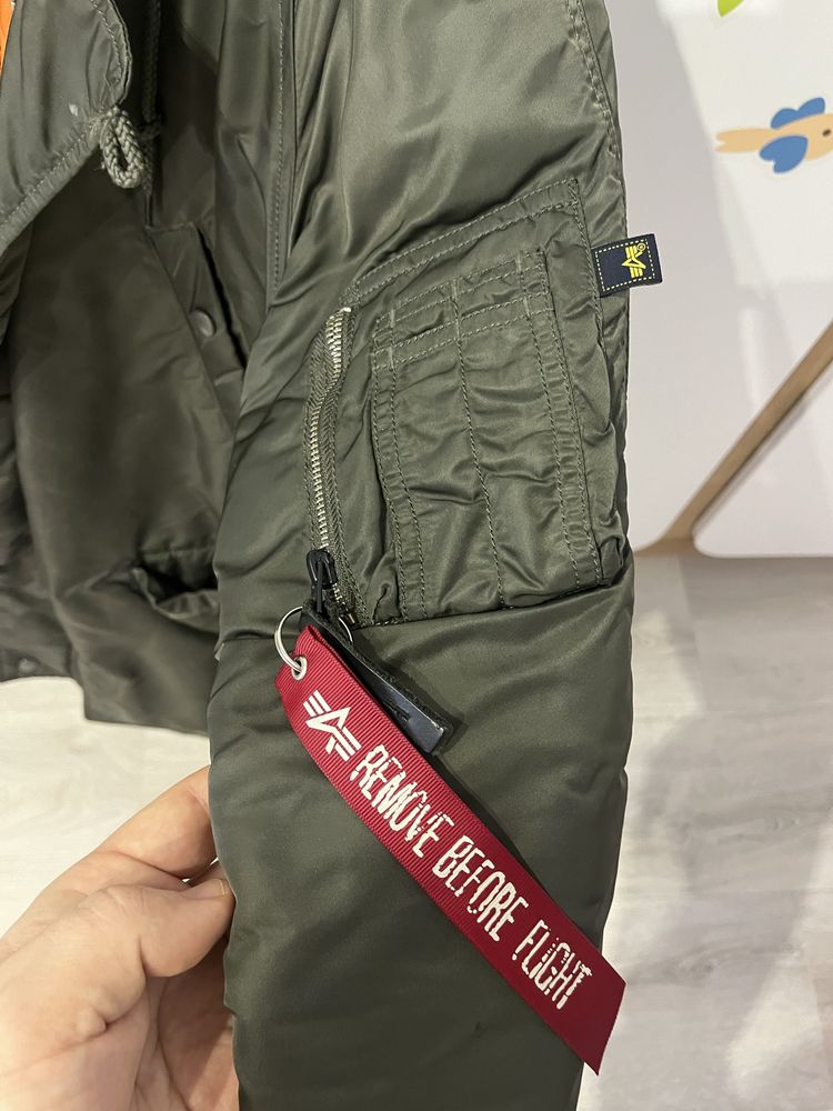 Зимова чоловіча куртка парка ALPHA INDUSTRIES N-3B