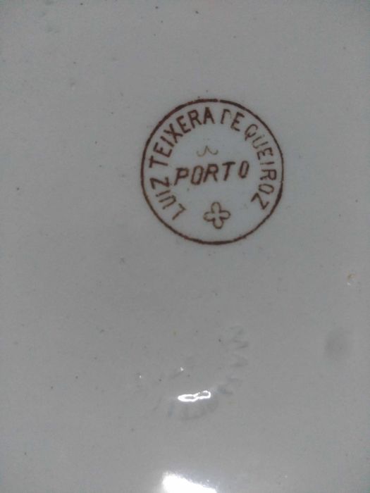 Massarelos - Prato dupla marcação para Luiz Teixeira de Queiroz, Porto