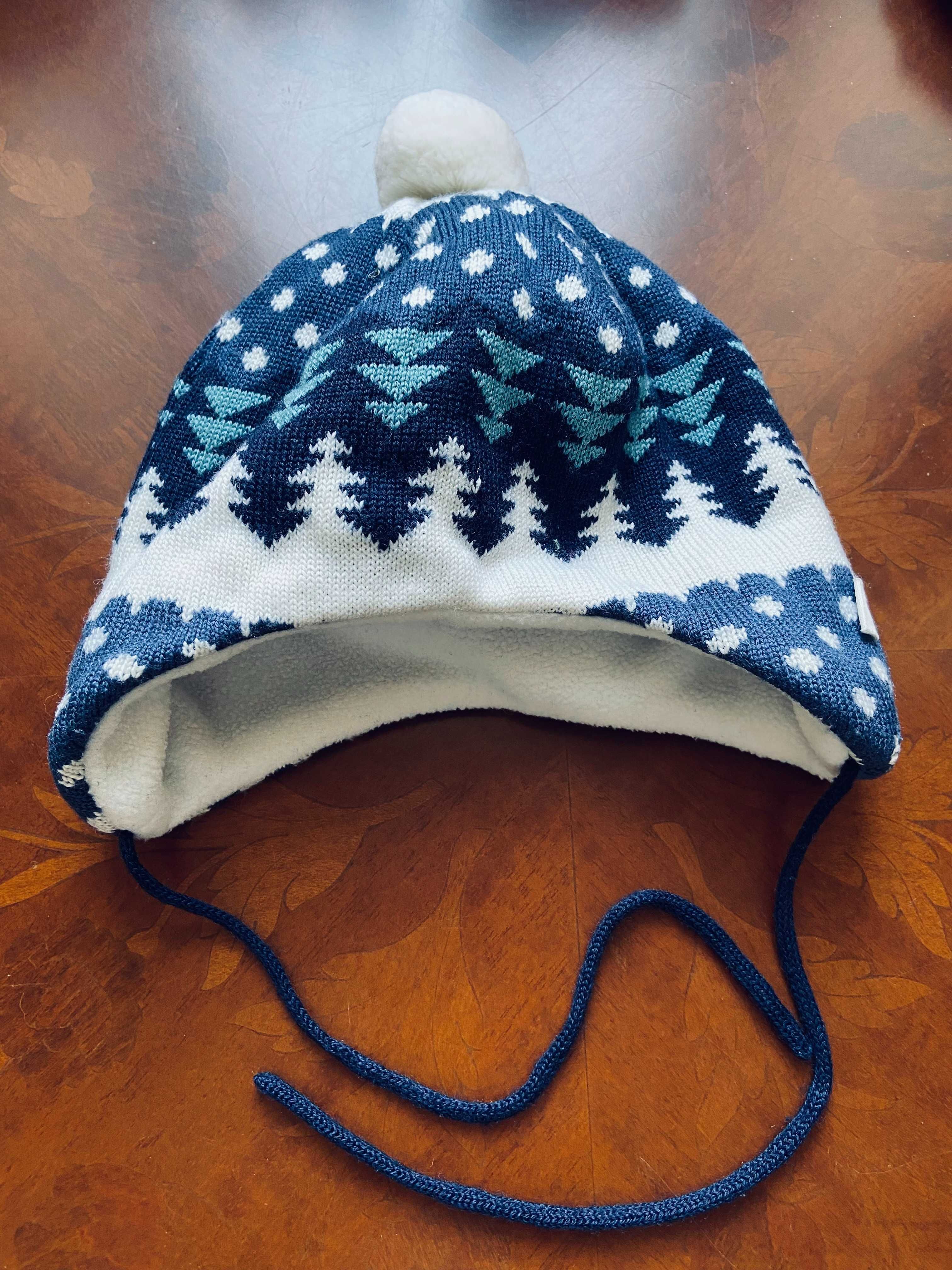 Reima зимняя шапка шапочка на флисе размер 44-46 для мальчика