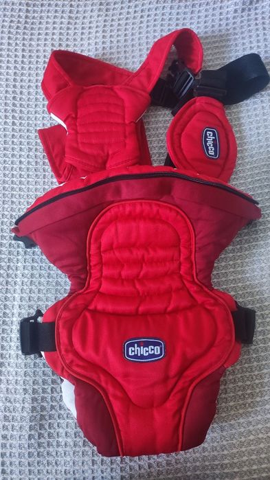 Переноска кенгуру Chicco Soft & Dream червона
