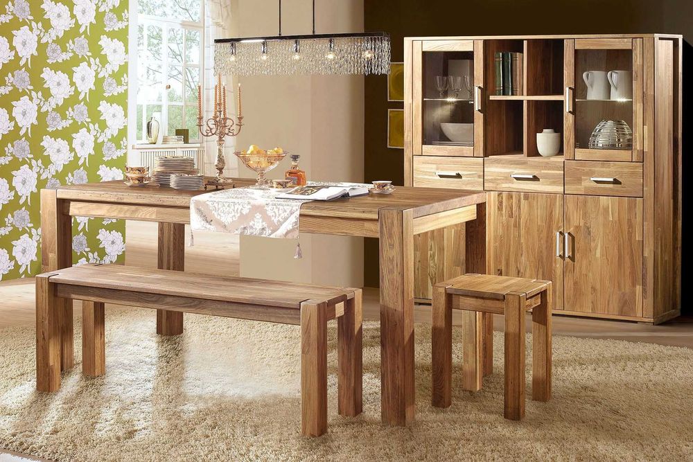 Stół prostokątny lity dębowy olejowany 140x90xh 75cm