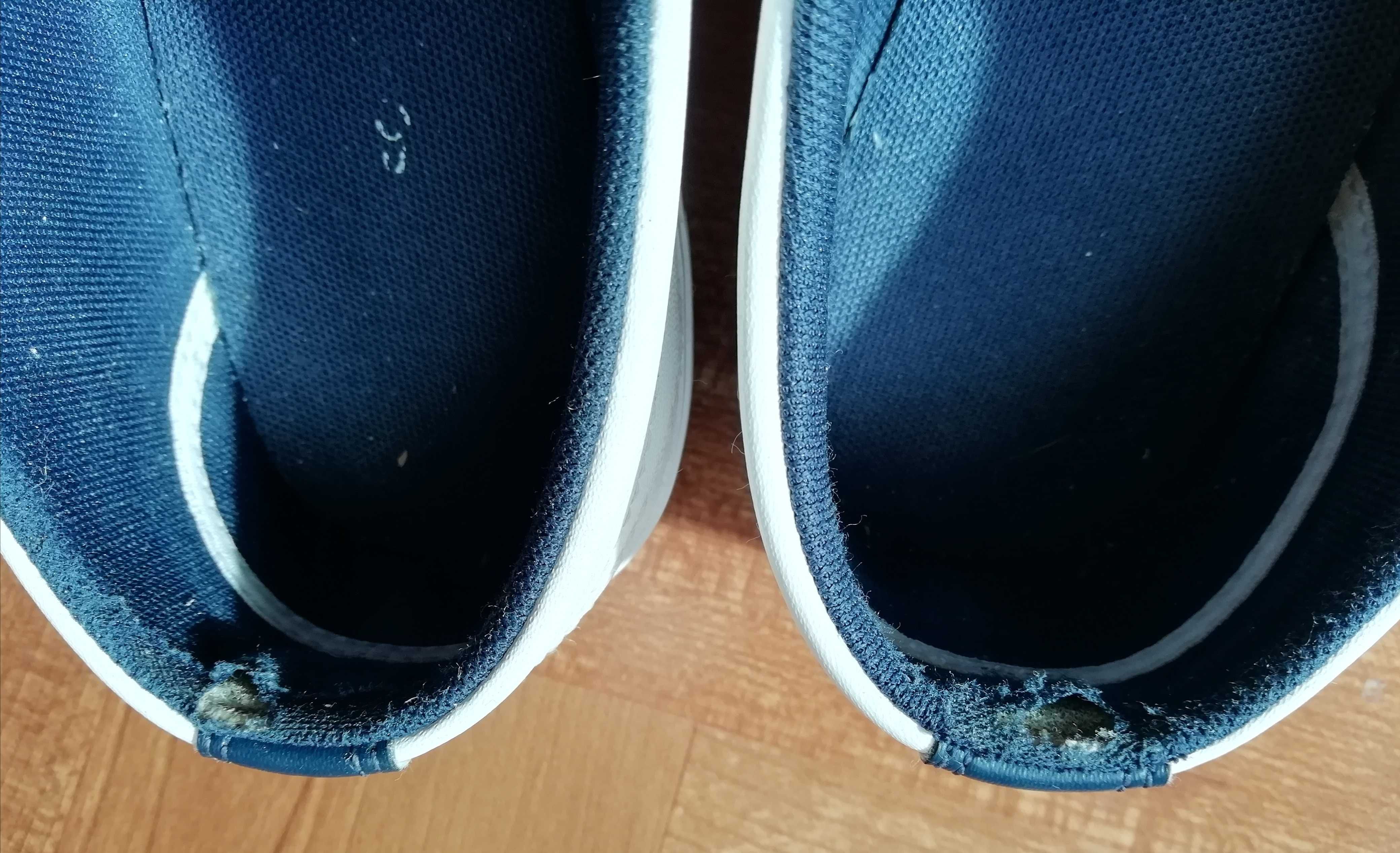 r. 37 LACOSTE SKÓRA trampki lekkie BIAŁE sneakersy + NOWE sznurowadła