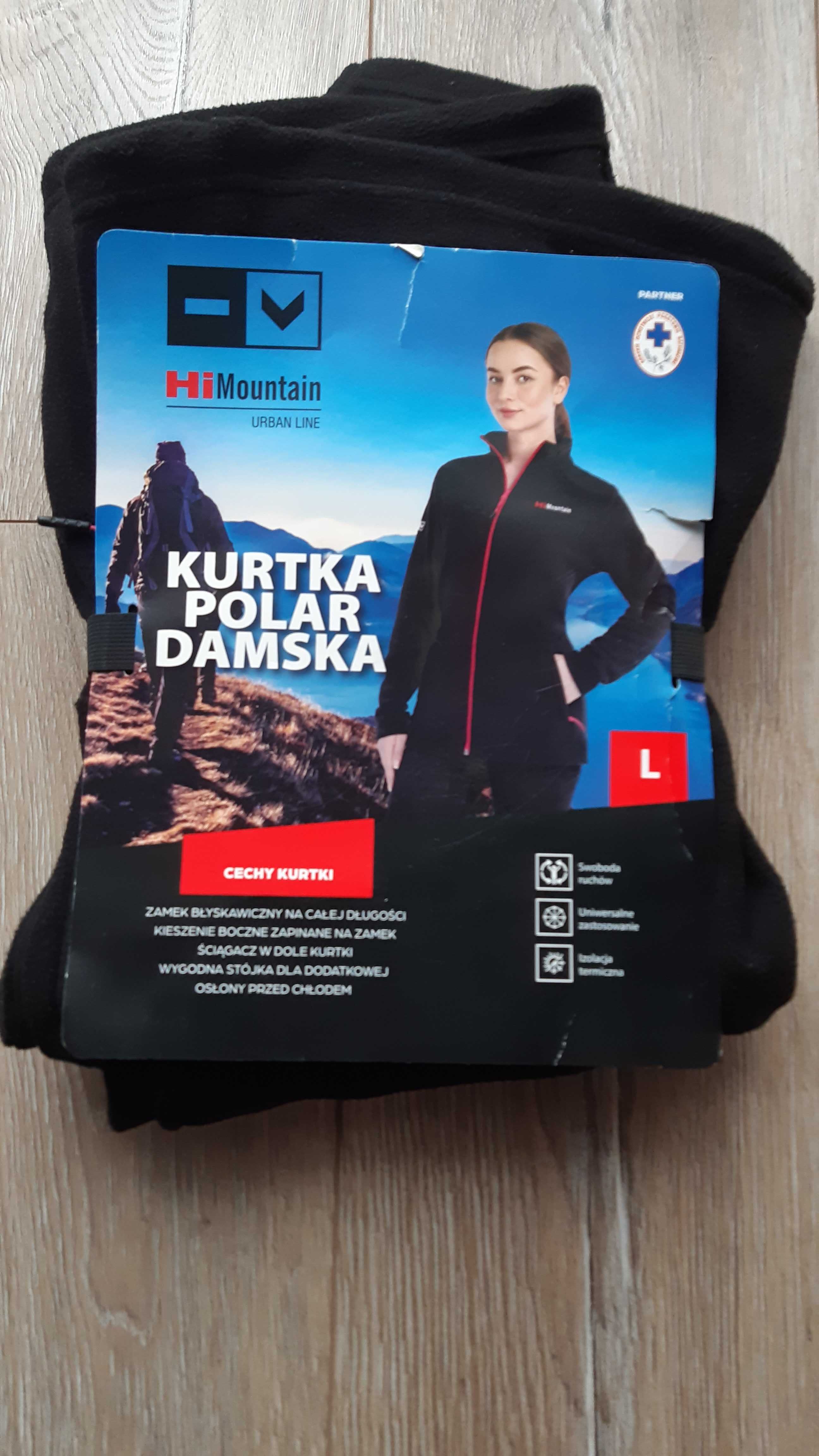 Nowa kurtka polar damska L HiMountain czarna