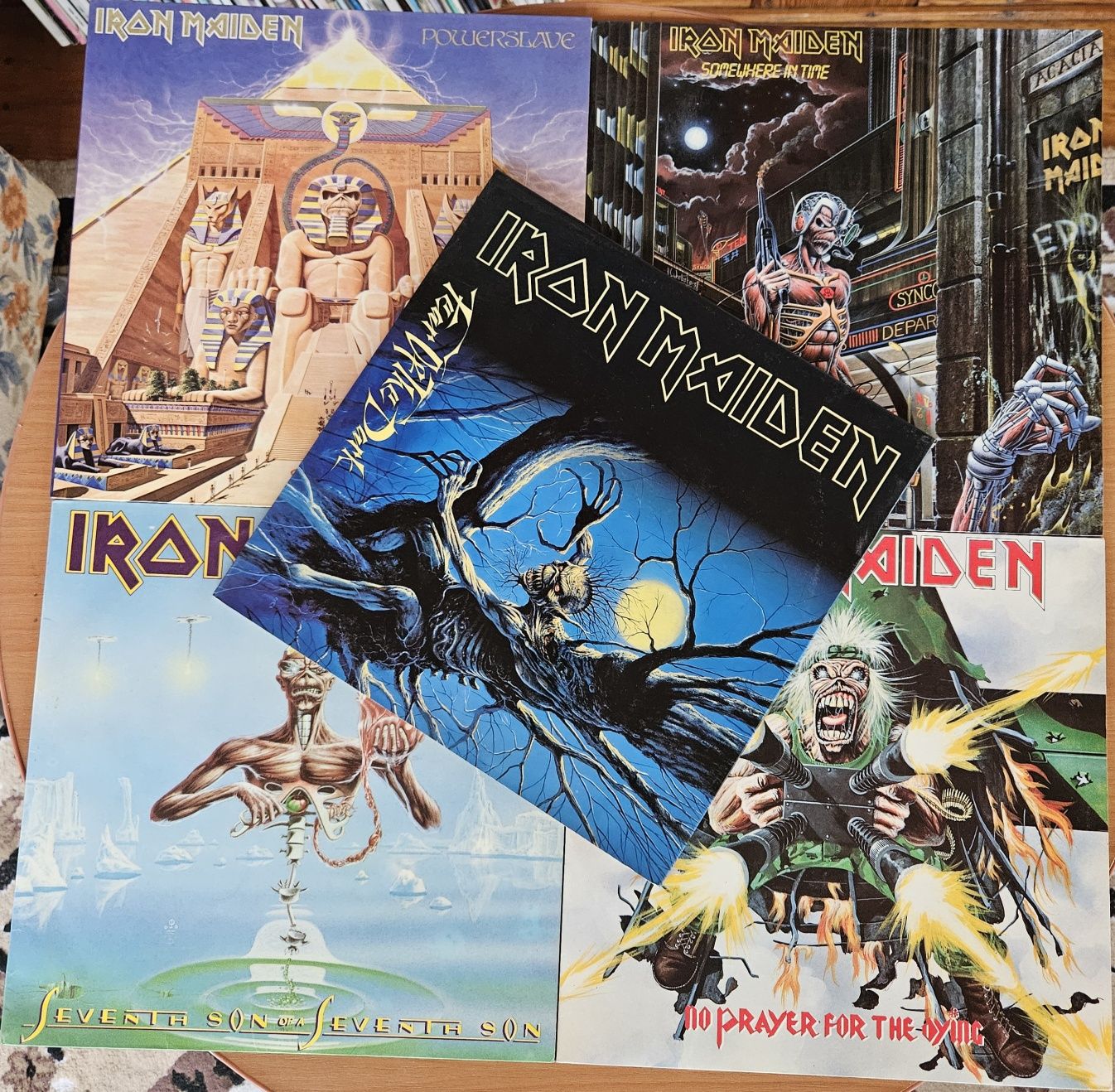 LP Iron Maiden набір з 9 класичних студійних альбомів 1980-1992рр.