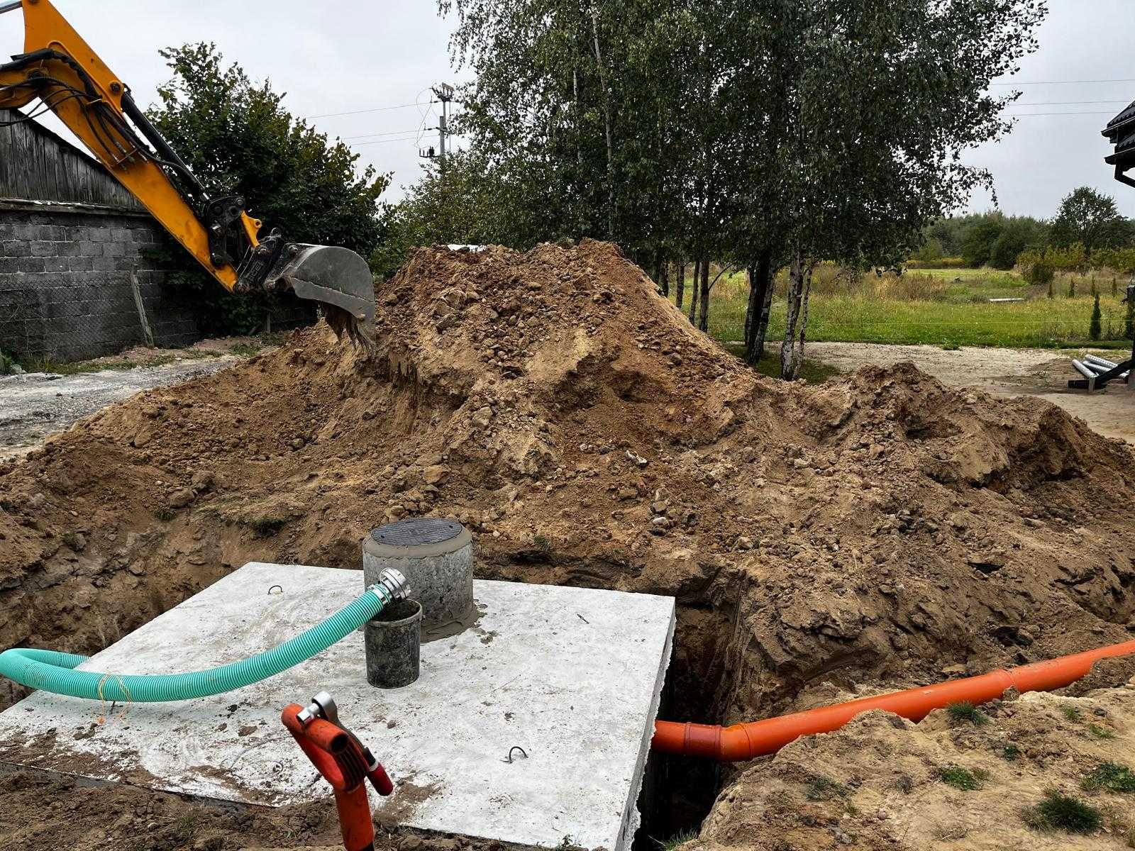 Szamba Szambo z Wykopem Zbiornik na Deszczówkę Usługi Kompleksowe