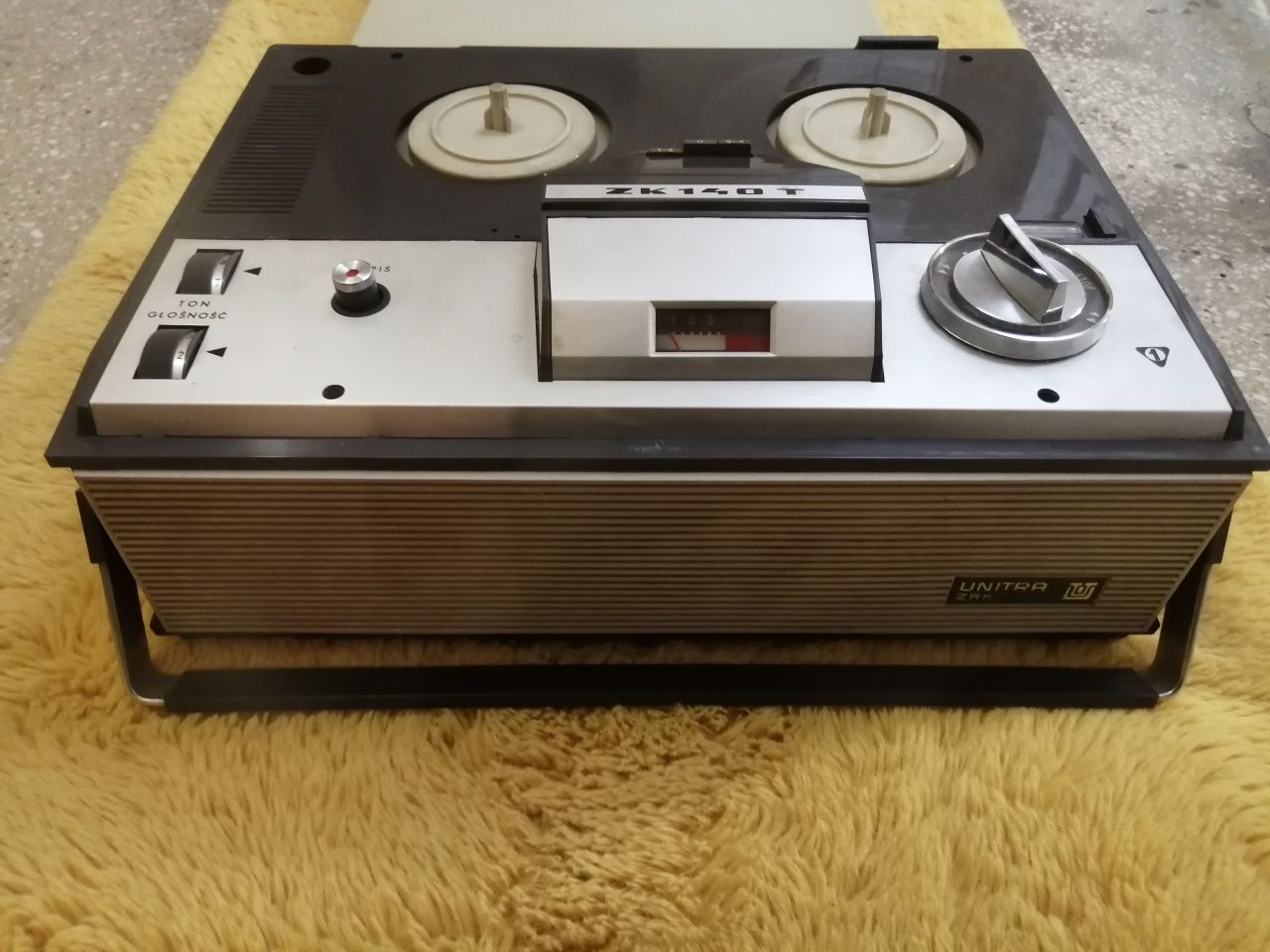 Magnetofon szpulowy Unitra ZK 140 T do przeglądu naprawy.