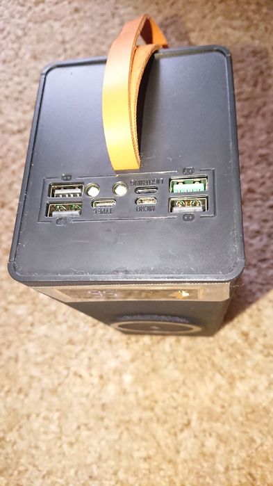 Powerbank 120 000 mAh, ліхтар+безпровідна зарядка