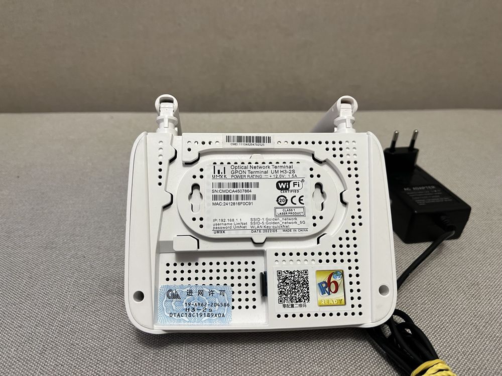 Маршрутизатор WiFi UMXK GPON ONU XPON ONT H3-5S 2.4/5Ghz