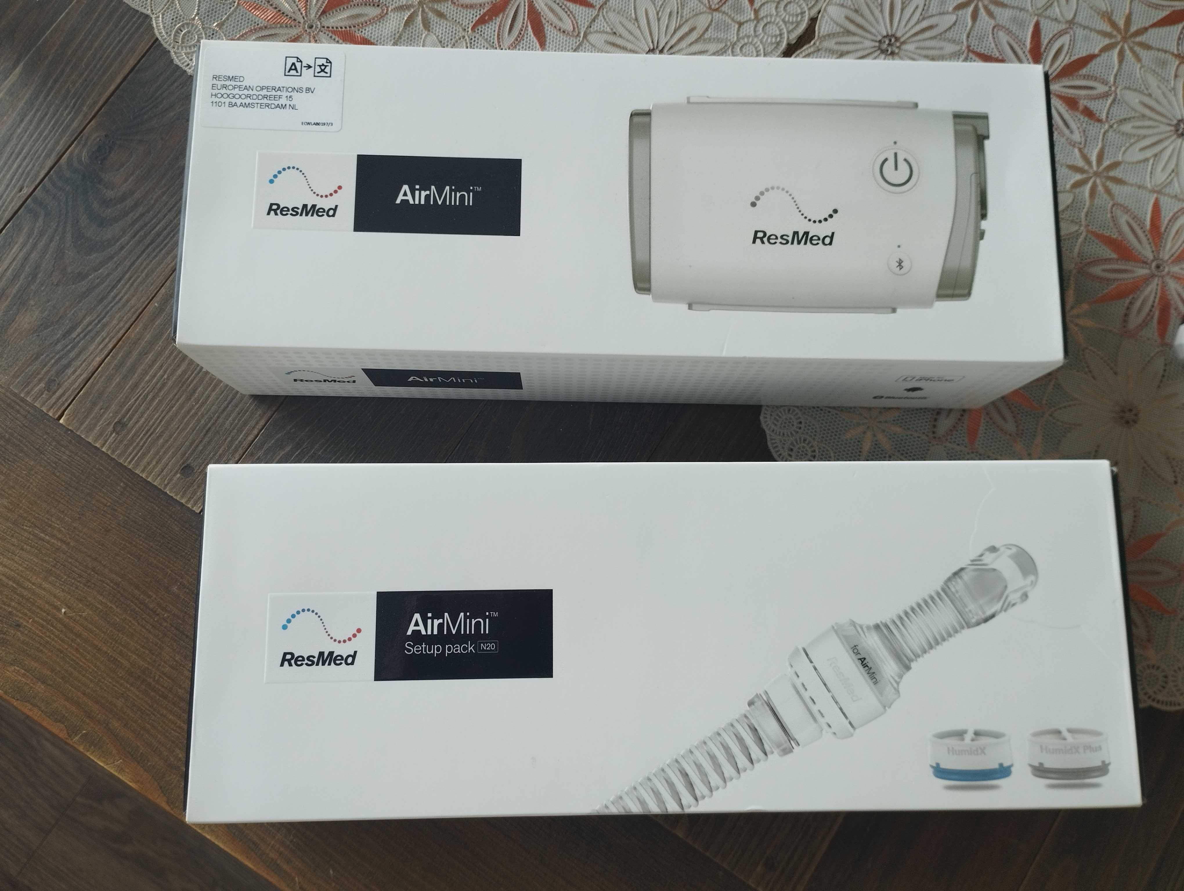 Aparat CPAP Resmed AirMini Autoset  NOWY Zestaw GWARANCJA 5-letnia