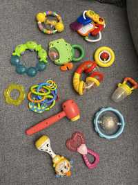 Детские игрушки,погремушки,грызунки,ниблер